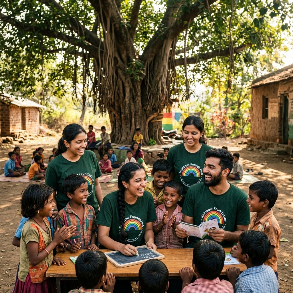 Rainbow Foundation community work in Nashik